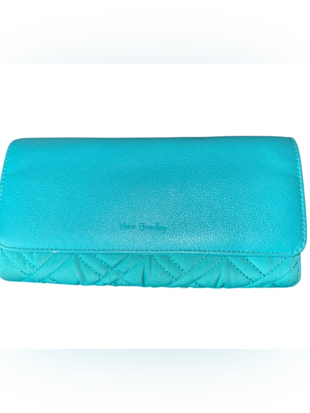 Vera Bradley RFID Audrey Wallet Turquoise Sea Pattern